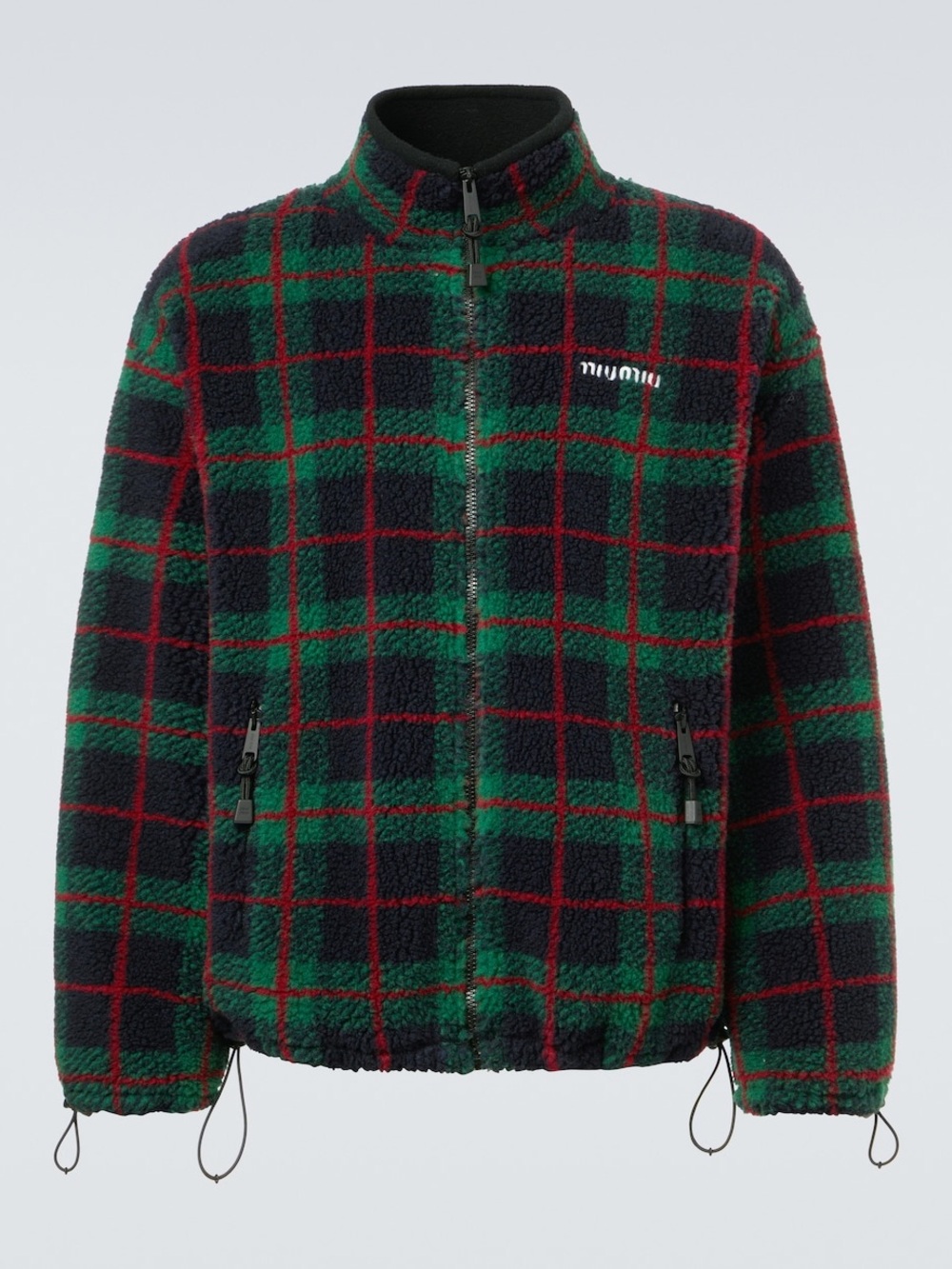 Miu Miu checked Teddy jacket Men’s L